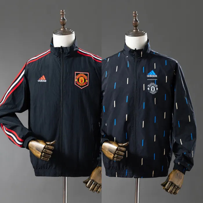 Manchester United Windbreaker 2025/26 Reversible Football Kit - PalmSportss