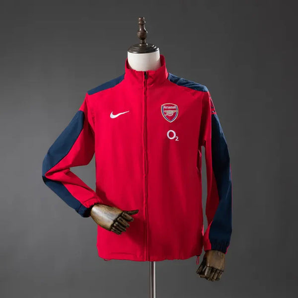 Arsenal Windbreaker 2004-05 Football Kit Soccer Jersey - PalmSportss