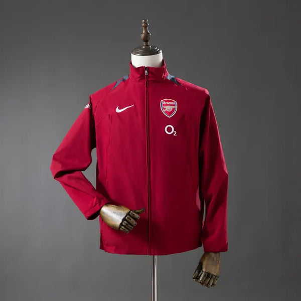 Arsenal Windbreaker 2005-06 Football Kit Soccer Jersey - PalmSportss
