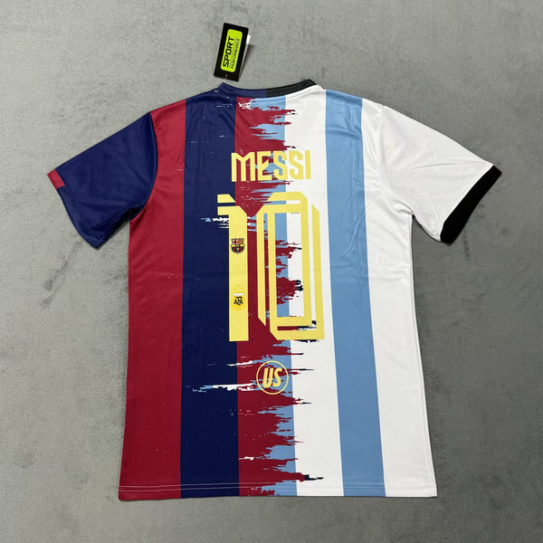 Messi Barcelona And Argentina Jersey 25/26 Football Kit Soccer Jersey