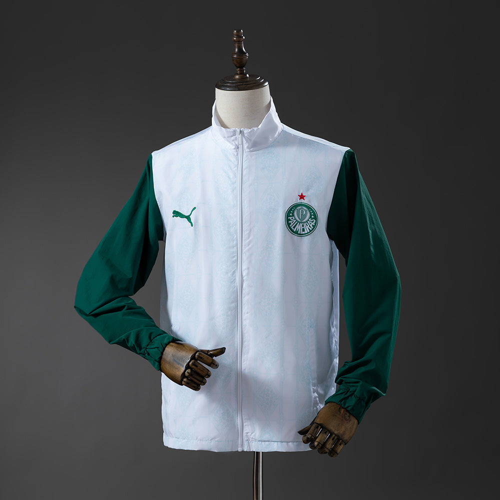 Palmeiras Windbreaker 2025/26 White Football Kit