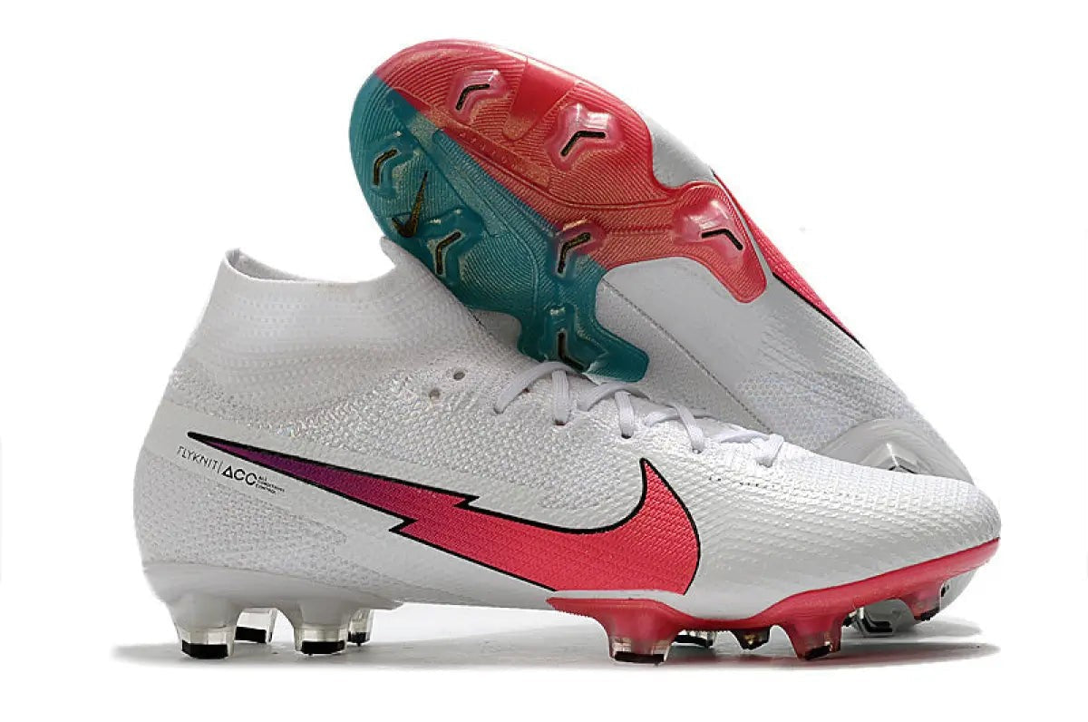 Mercurial Superfly 7 Elite FG White Crimson HappyKiks