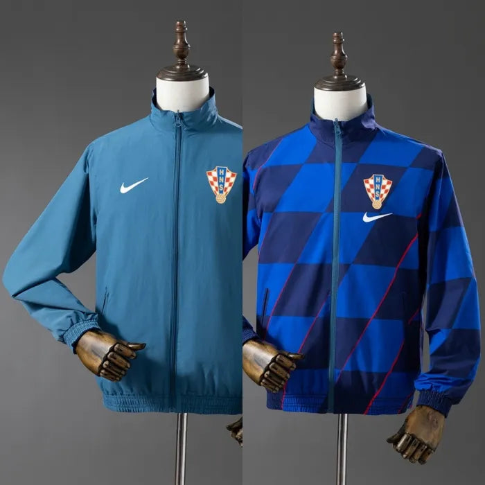 Croatia Windbreaker 2025/26 Reversible Football Kit - PalmSportss