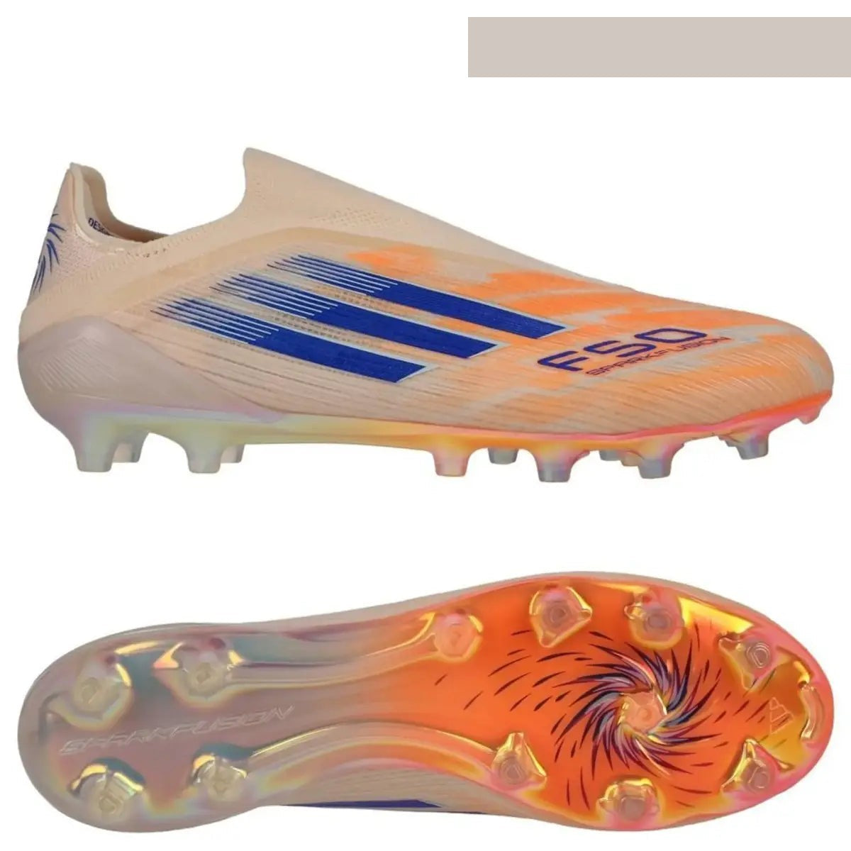 F50 Sparkfusion Elite Laceless FG Coral Blaze HappyKiks