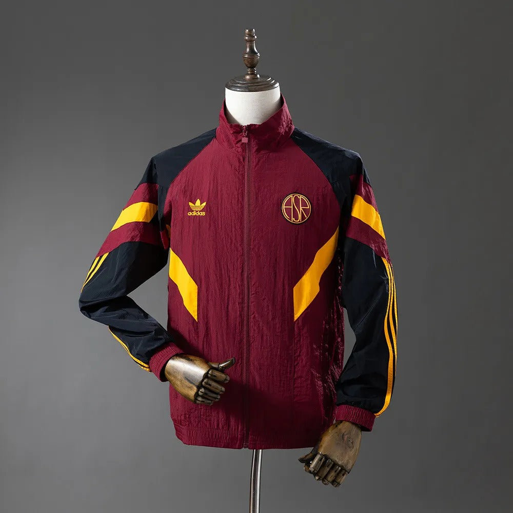 AS Roma Windbreaker 2025/26 Red Football Kit - PalmSportss