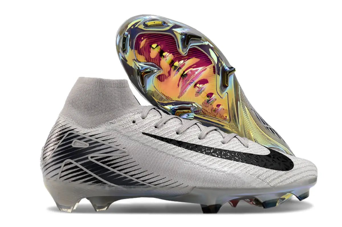 Mercurial Superfly 10 Elite FG Grey/Black HappyKiks